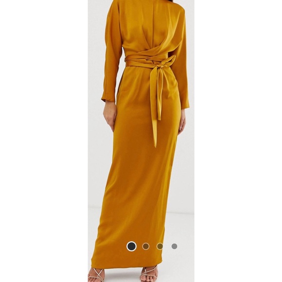 ASOS maxi dress - Mustard